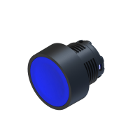Кнопка блакитна, пласт. корпус, ø 22mm, IP65 COMEPI