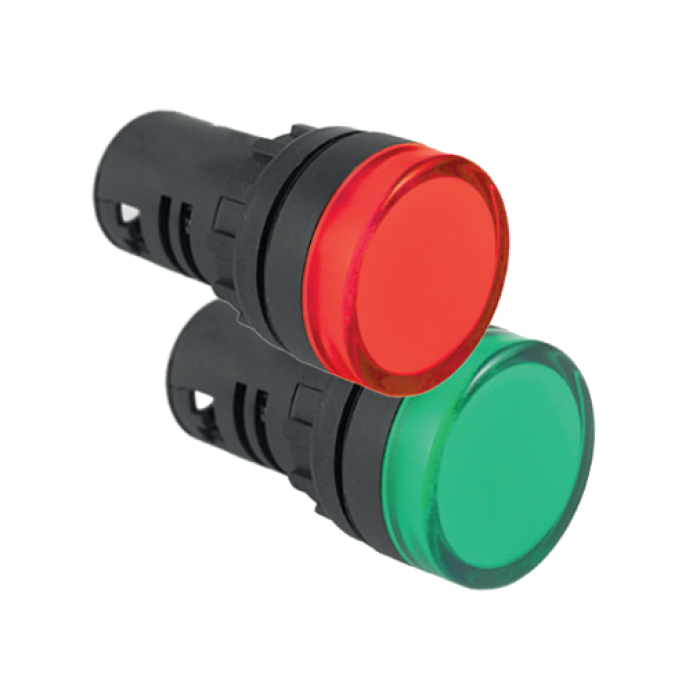 Світлодіодна червона лампа моноблок IMO 240VAC