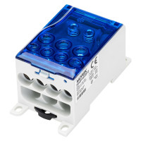 Розподільний блок MOREK OJL400AF синій вх. (10x(1×25) вих.