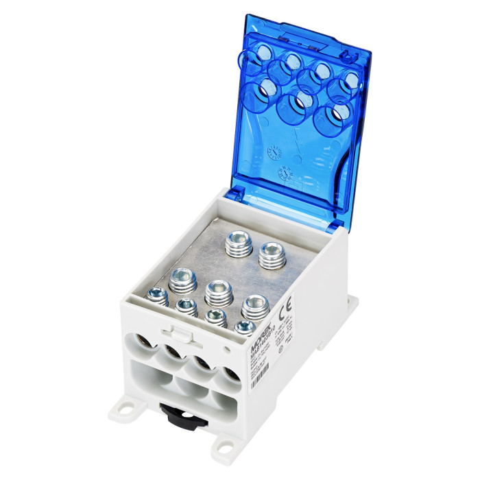 Розподільний блок MOREK OJL400AF синій вх. (10x(1×25) вих.