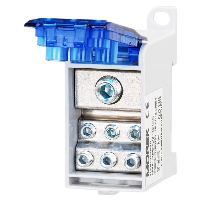 Розподільний блок MOREK OJL200A синій вх. (1xAl/Cu70) вих.