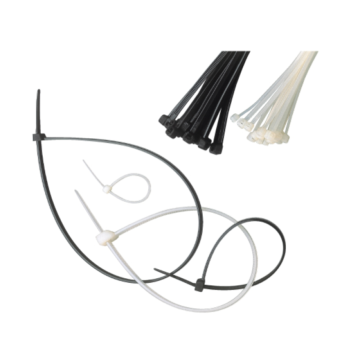 Кабельні стяжки ERKO стійкі до ультрафіолету (100 шт)