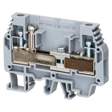 Клема Klemsan WGO 3 вимірювальна 1 роз'єм 6 мм сіра