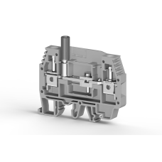 Клема Klemsan WGO 1 вимірювальна 1 тест. роз'єм 6 мм сіра