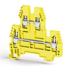 Клема Klemsan PIK 2,5 N дворівнева 2.5 мм жовта