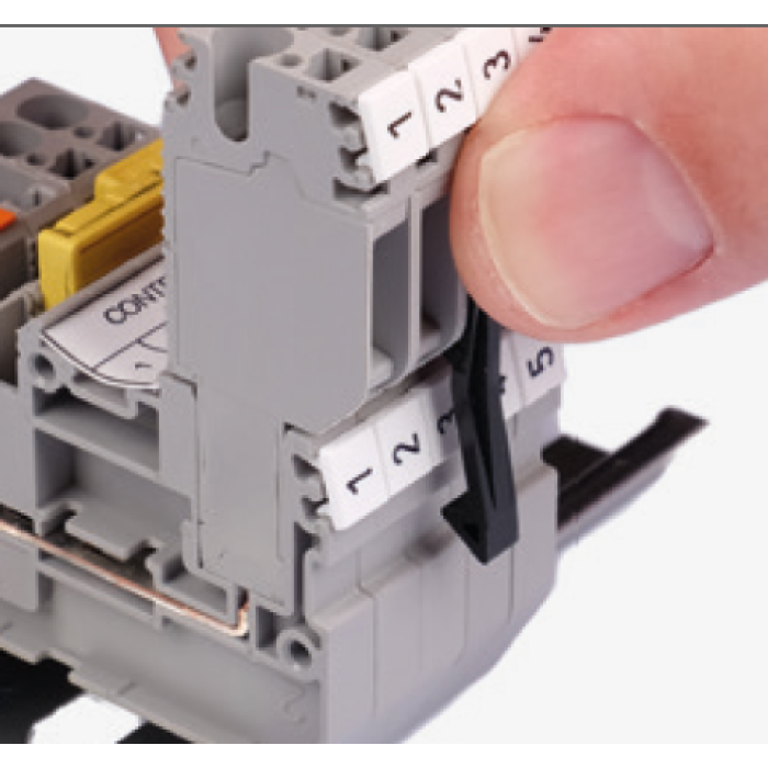 Клема Klemsan CTP 2,5 T заземлення 2.5 мм жовто-зелена