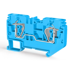 Клема Klemsan SRD 6 прохідна 6 мм синя