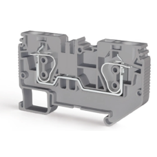 Клема Klemsan SRD 6 прохідна 6 мм сіра