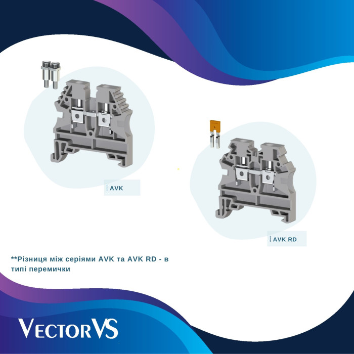 Клема Klemsan AVK 6 прохідна 6 мм коричнева
