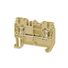 Клема Klemsan SRD 2,5 прохідна 2.5 мм бежева