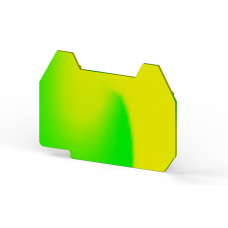 Торцева кришка Klemsan AVK жовто-зелена