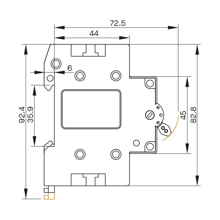 Модульний перемикач навантаження ISKRA RCO52 2P 32A