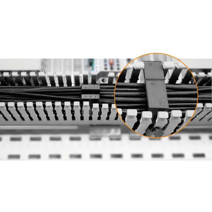 Тримач кабелю для перфорованого коробу Klemsan KKT 4060