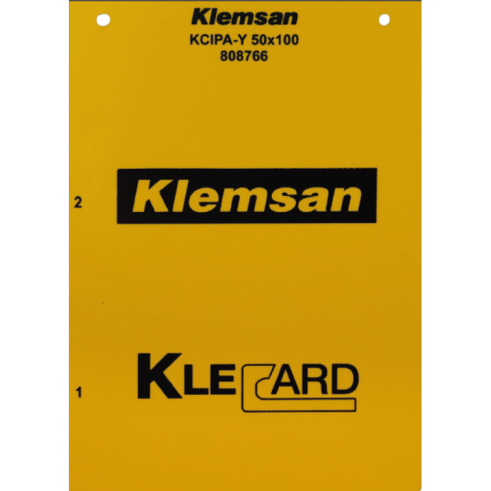 Самоклеюча маркувальна ПВХ етикетка KCIPA-Y Klemsan 15X50