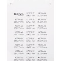 Самоклеюча маркувальна ПВХ етикетка KCIPA-W Klemsan 18X35