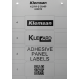 Самоклеюча маркувальна ПВХ етикетка KCIPA-S Klemsan 75X100