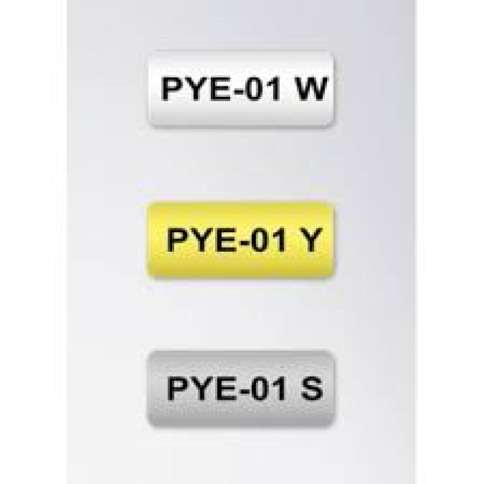 Самоклеюче ПВХ маркування PYE-02 Klemsan YL, 15×6 жовтий