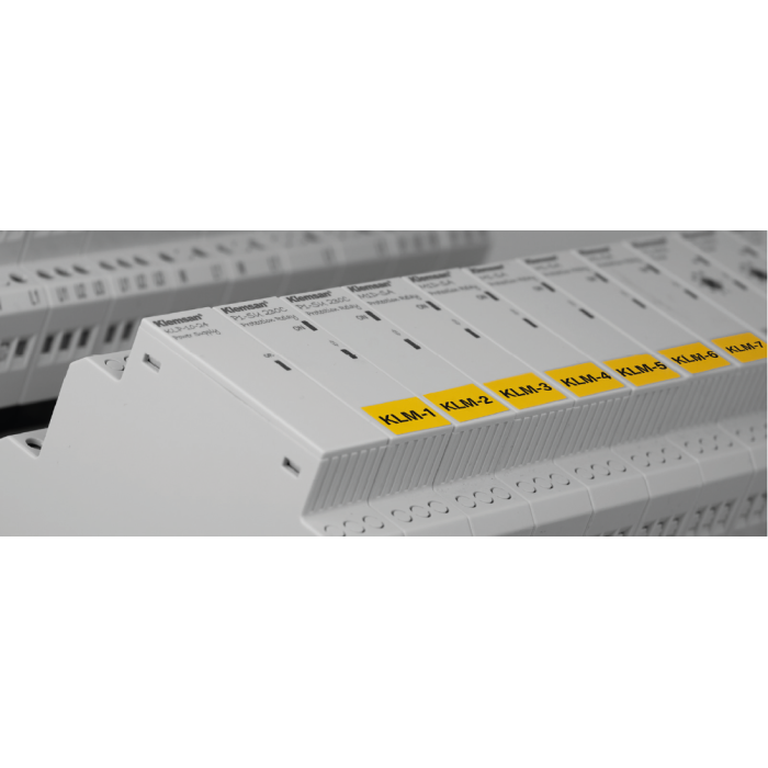 Самоклеюча маркувальна вінілова етикетка KCIP-Y Klemsan 9X12