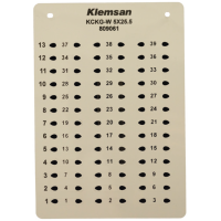 Маркування на провід KCKG-W Klemsan 10×47.5 (6-16mm²)