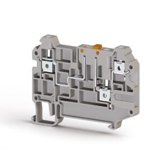 Клема Klemsan AVK 4 CEA з розмикачем 4 мм сіра