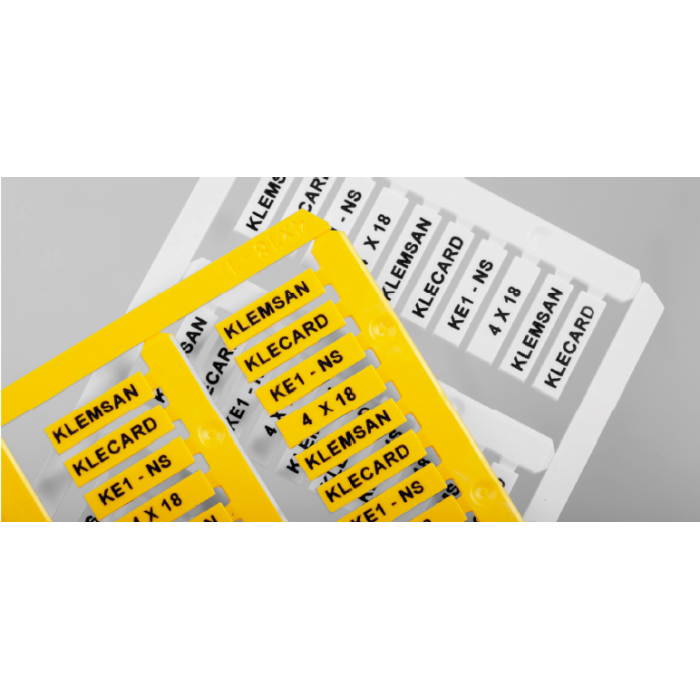 Маркування на провід KE1-NS Klemsan 0,5-1,5mm² 4×12