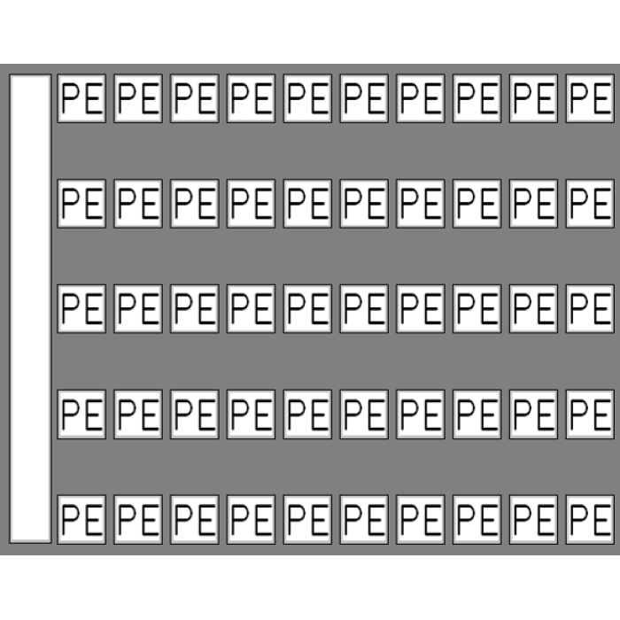 Маркувальна пластина - DY 5 (PE) Klemsan