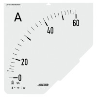 Шкала амперметра FRER ZF 60/5A
