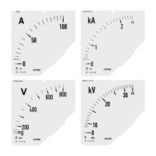 Шкала амперметра FRER ZF 125/5A