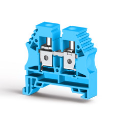 Клема Klemsan AVK 10 прохідна 10 мм синя