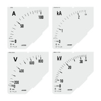 Шкала амперметра FRER ZF 600/5A