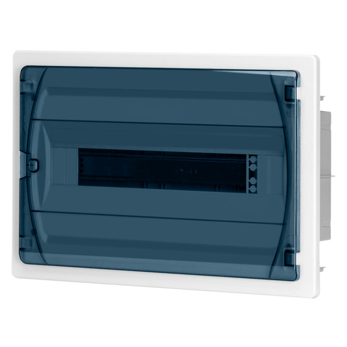 Корпус розподільчий IDE GOLD, 1×18 модулів, прозорі двері, IP40