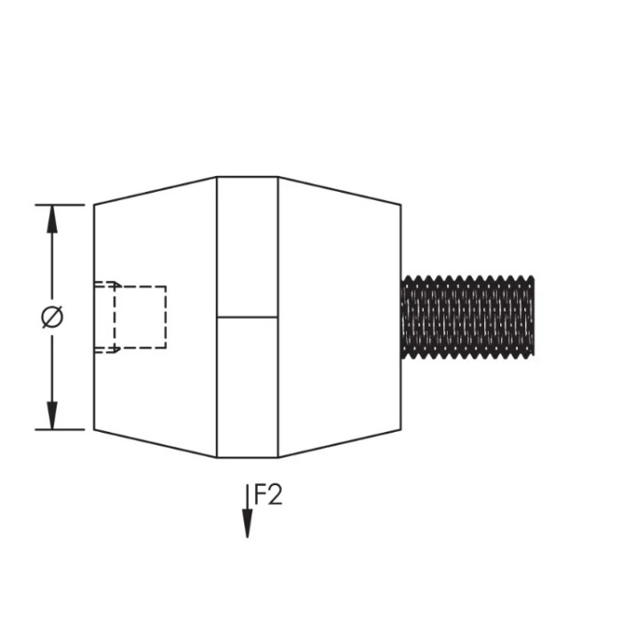 Ізолятор nVent Eriflex ISO TP 60 MM8×17/FM8×15