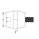 Ізолятор nVent Eriflex ISO TP 80 MM8×17/FM8×15