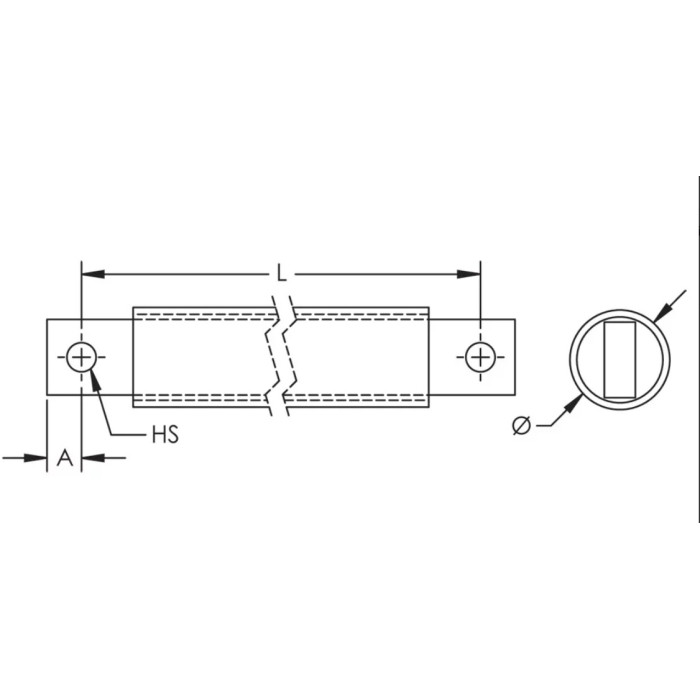 Шина мідна плетена в ізоляції луджена nVent Eriflex IBS 50-430-10