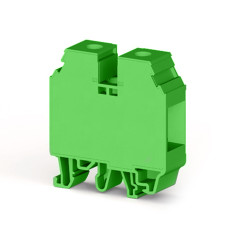 Клема Klemsan AVK 35 RD прохідна 35 мм зелена