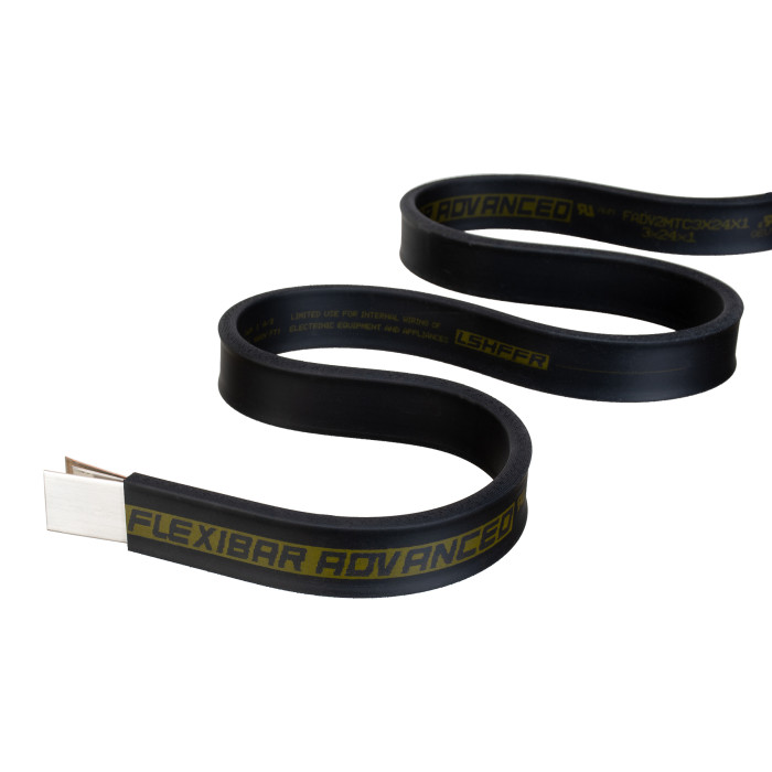 Шина мідна луджена гнучка в ізоляції nVent ERIFLEX Flexibar Advanced 6×9х0,8 L2m 245A