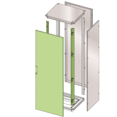 Подвійні суцільні двері з стійками 1200×2000 ETA ENUX