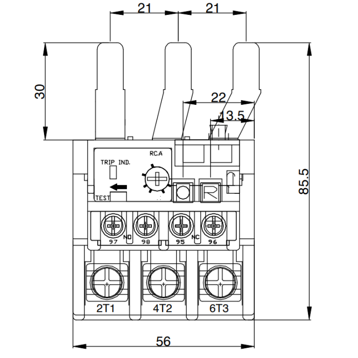 Теплове реле ISKRA BR63-36/24,5-36