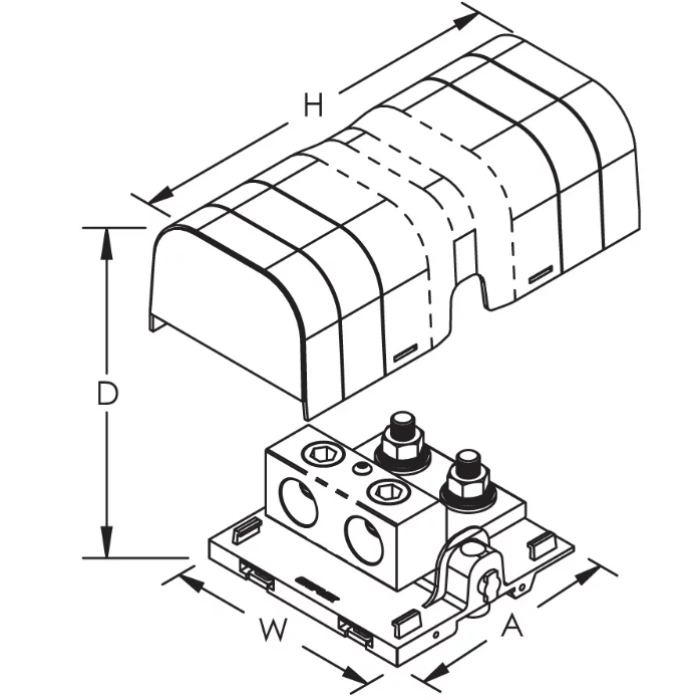 Силова клема nVent Eriflex SBLT500