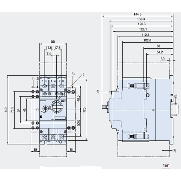Автомат захисту двигуна LS ELECTRIC MMS-63S 40A METASO