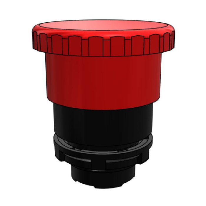 Грибоподібна кнопка без засувки – ø 40mm – ЧЕРВОНА – IP65 COMEPI