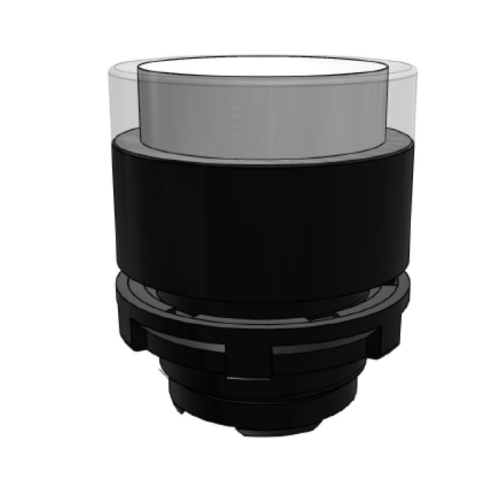 Кнопка з підсвічуванням – ø 22mm – ПРОЗОРА – IP65 COMEPI