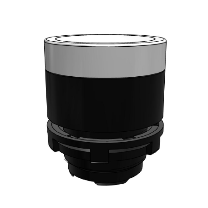 Кнопка з підсвічуванням – ø 22mm – БІЛА – IP65 COMEPI