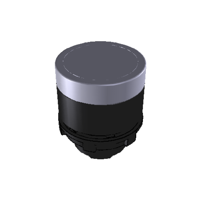 Кнопка з підсвічуванням – ø 22mm – БІЛА – IP65 COMEPI