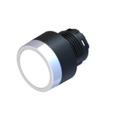 Кнопка з підсвічуванням – ø 22mm – БІЛА – IP65 COMEPI