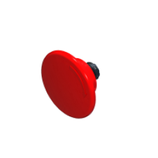 Грибоподібна кнопка із засувкою ø 60 - червона COMEPI