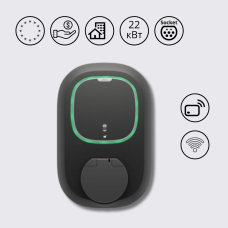 Зарядна станція 22 кВт розетка Тype 2 Pulsar PRO Socket 400В 32А Wallbox PPR2-W-2-4-K-002
