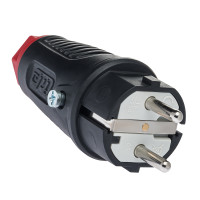 Вилка кабельная IDE SCHUKO 2P+E 16A 250В IP20 (00115/N)