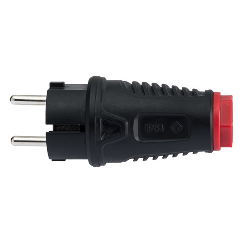Вилка кабельная IDE SCHUKO 2P+E 16A 250В IP20 (00115/N)