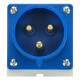 Настенная вилка IDE 32А 220V 2Р+E IP44 (2124)